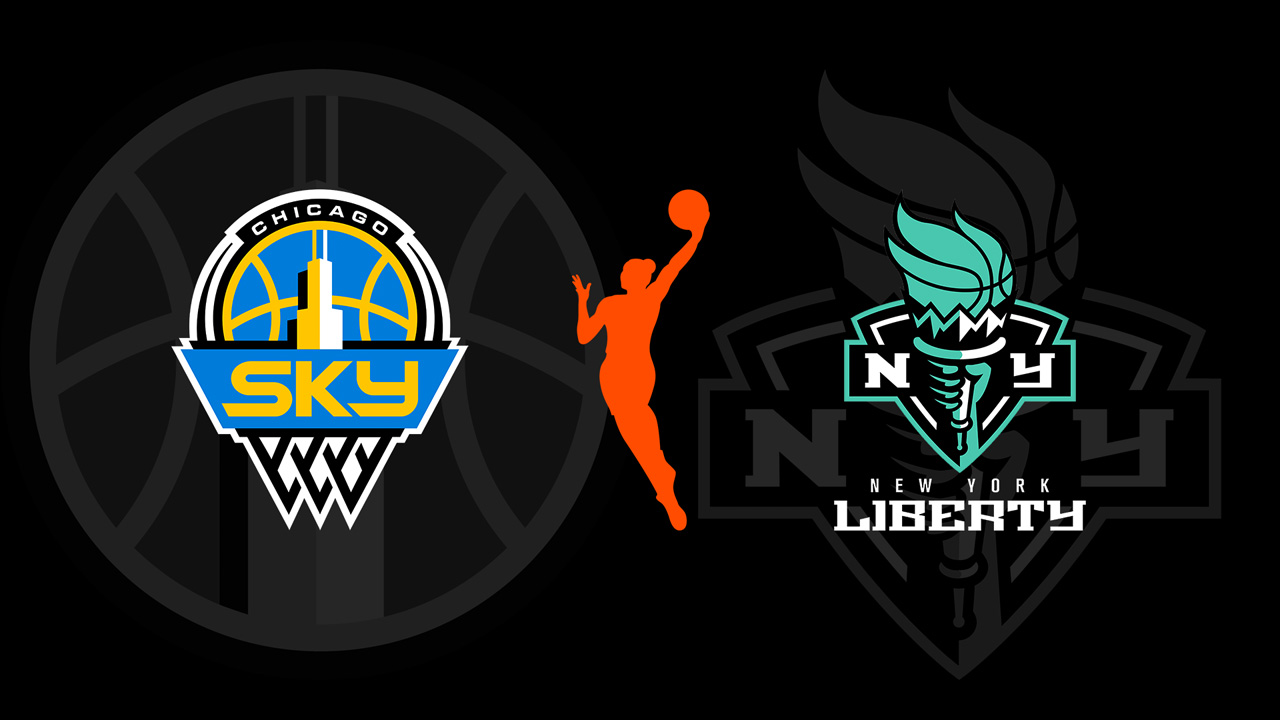 Chicago Sky vs New York Liberty poster Chicago Sky vs New York Liberty poster