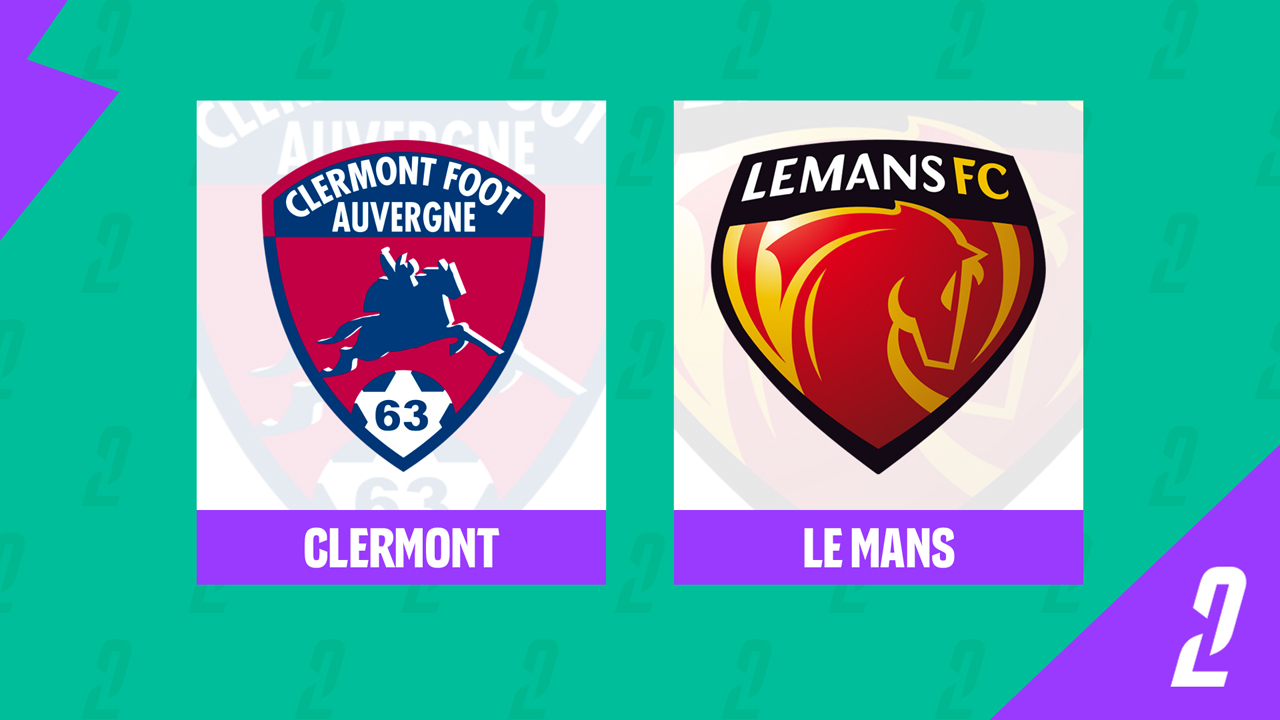 Clermont Foot vs Le Mans poster Clermont Foot vs Le Mans poster