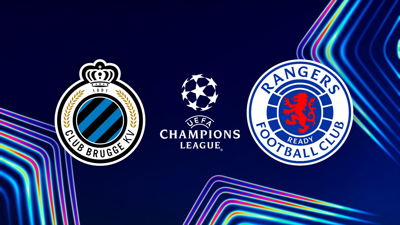 Club Brugge vs Rangers poster Club Brugge vs Rangers poster