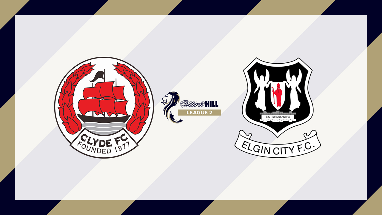 Clyde vs Elgin City poster Clyde vs Elgin City poster