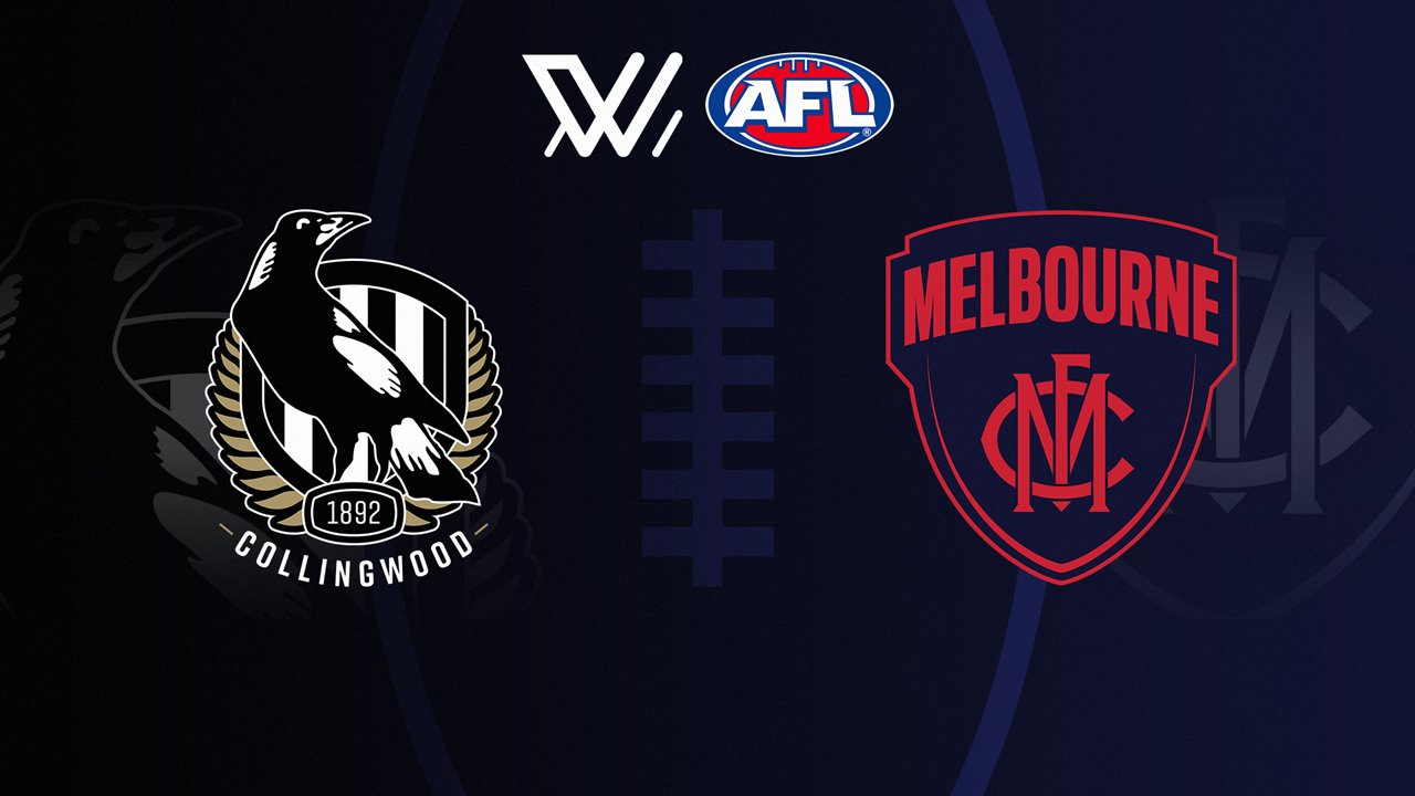 Collingwood Magpies Women vs Melbourne Demons Women poster Collingwood Magpies Women vs Melbourne Demons Women poster
