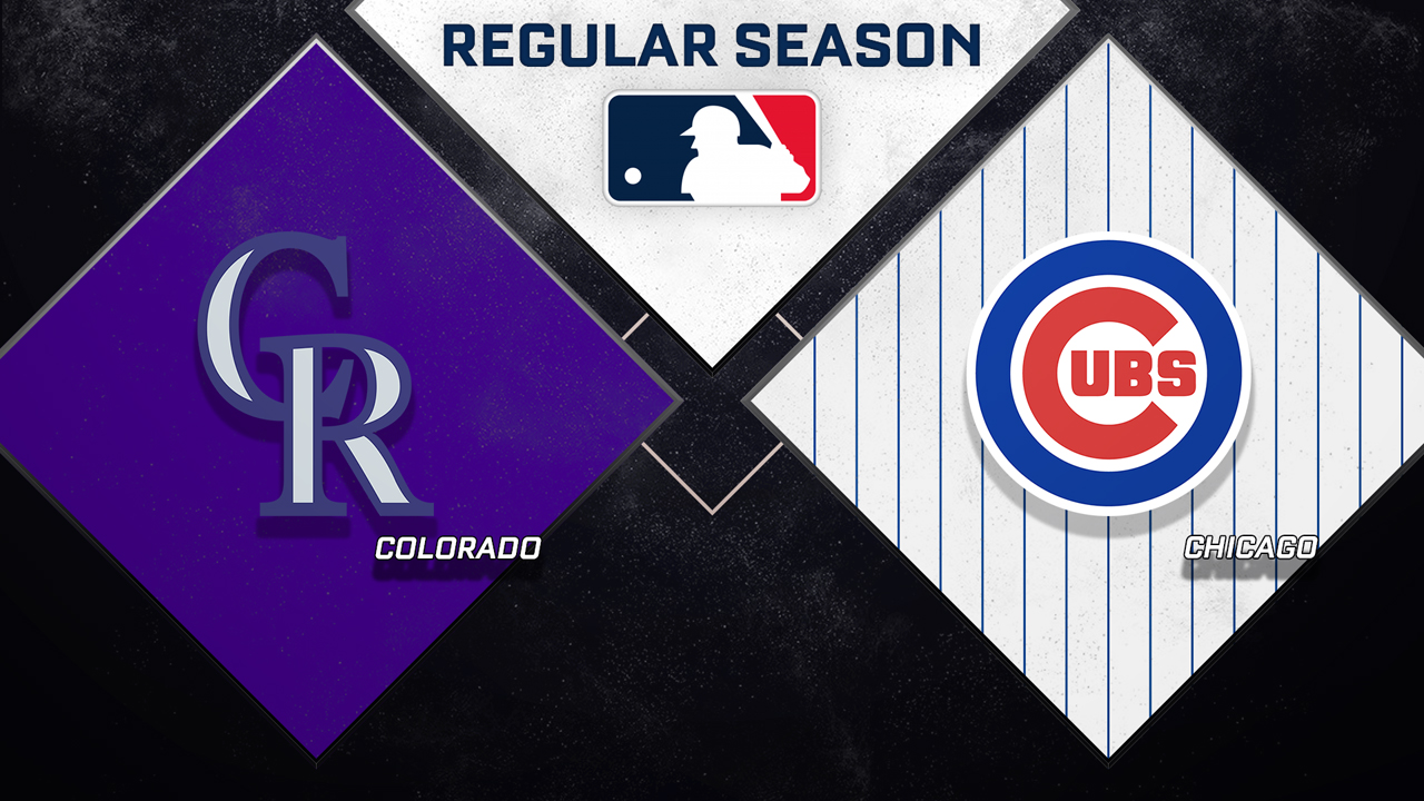 Colorado Rockies vs Chicago Cubs poster Colorado Rockies vs Chicago Cubs poster