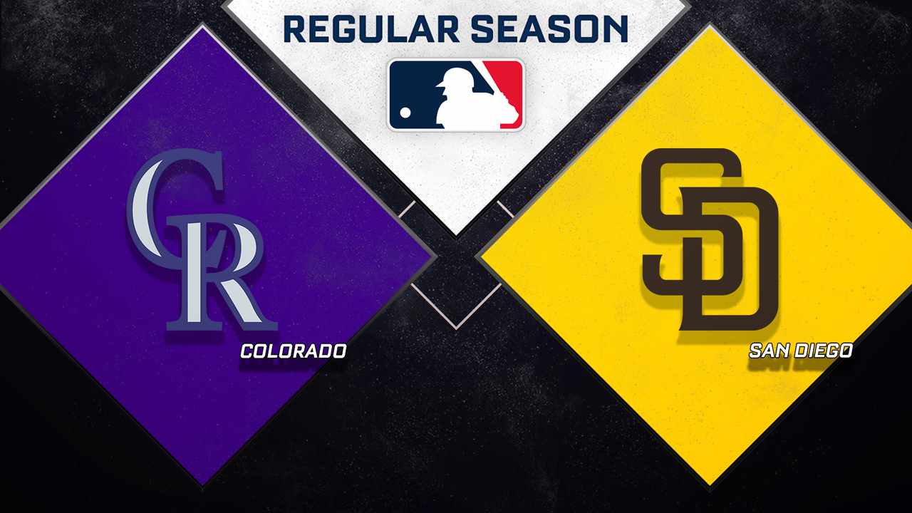 Colorado Rockies vs San Diego Padres poster Colorado Rockies vs San Diego Padres poster