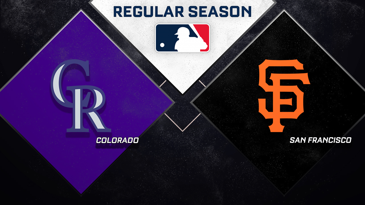 Colorado Rockies vs San Francisco Giants poster Colorado Rockies vs San Francisco Giants poster