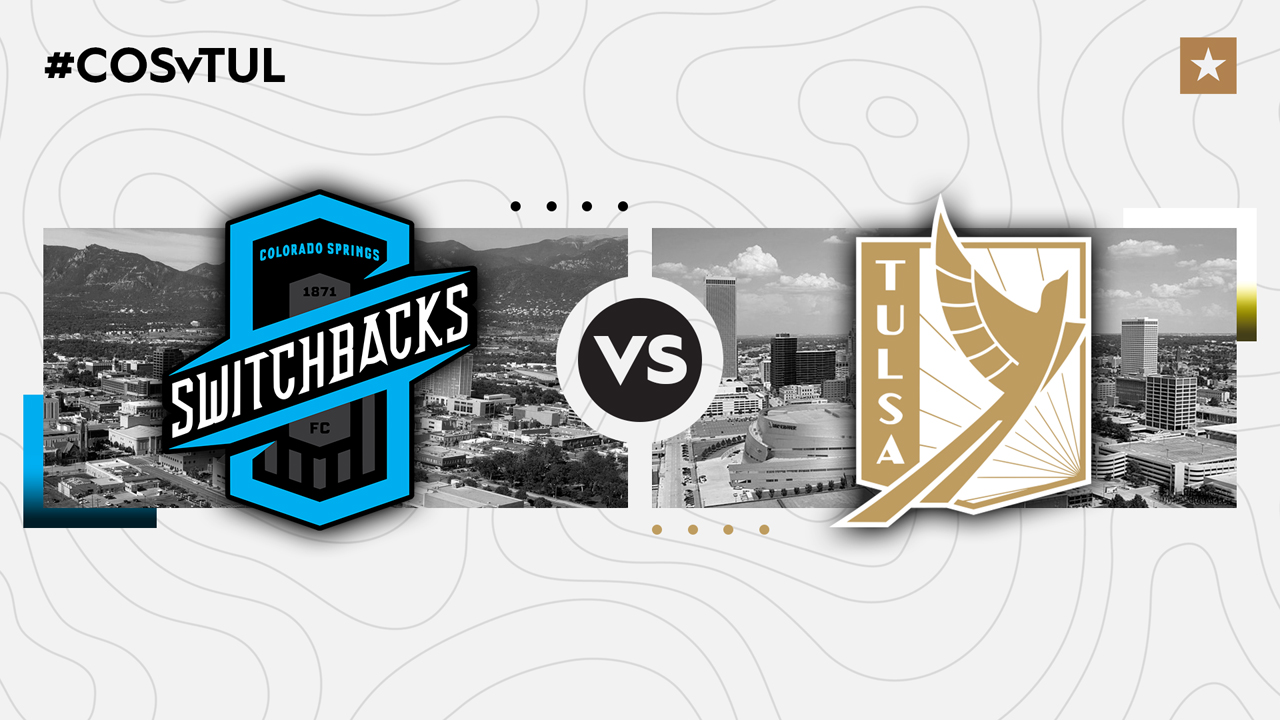 Colorado Springs Switchbacks vs FC Tulsa poster Colorado Springs Switchbacks vs FC Tulsa poster