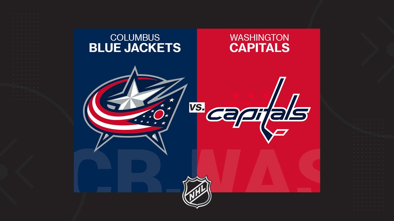 Columbus Blue Jackets vs Washington Capitals poster