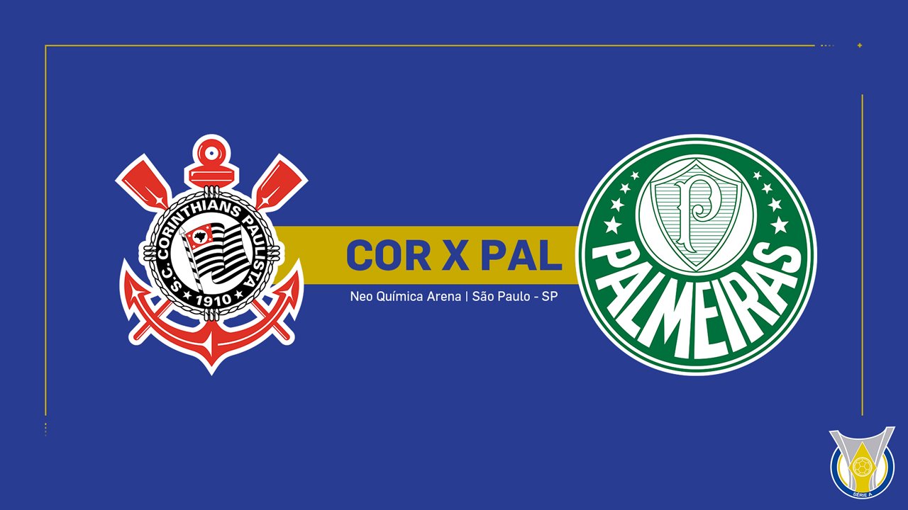 Corinthians vs Palmeiras poster