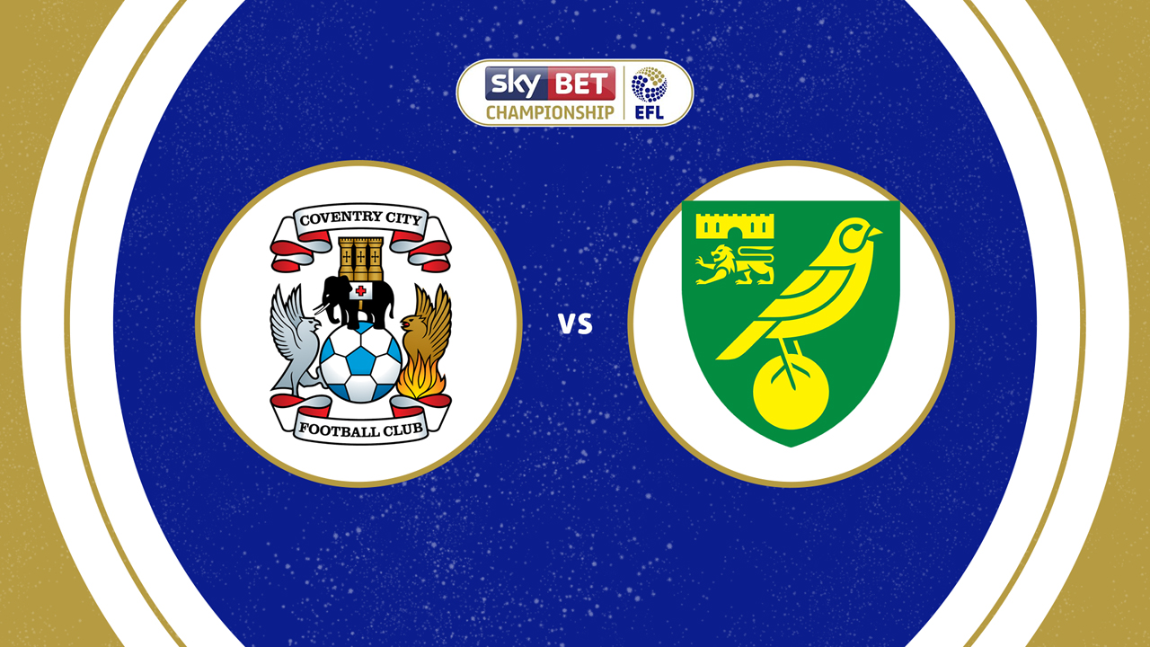 Coventry City vs Norwich City poster Coventry City vs Norwich City poster