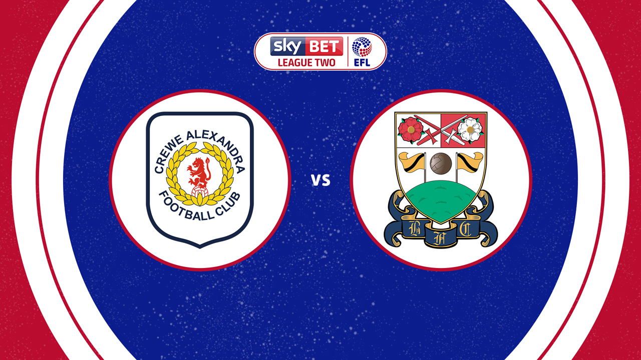 Crewe Alexandra vs Barnet poster Crewe Alexandra vs Barnet poster