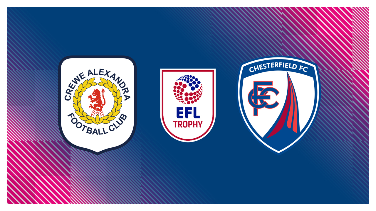 Crewe Alexandra vs Chesterfield poster Crewe Alexandra vs Chesterfield poster