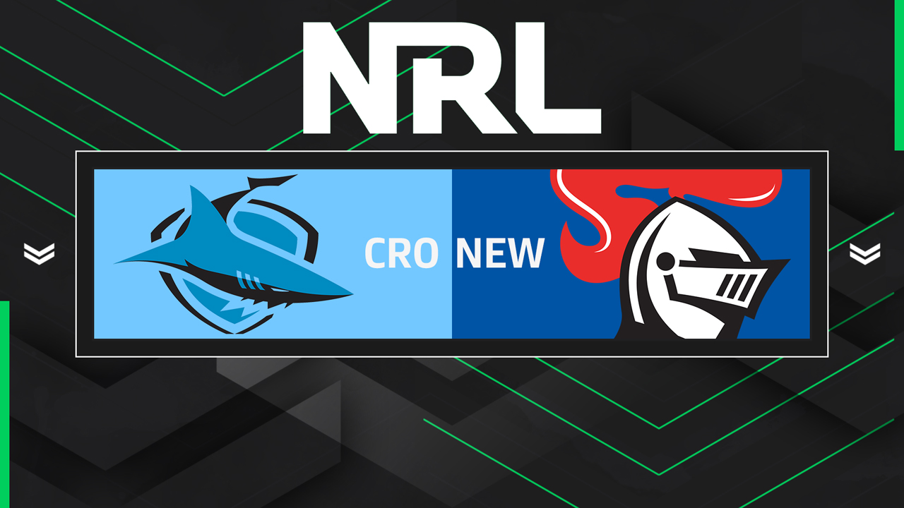 Cronulla Sharks vs Newcastle Knights poster Cronulla Sharks vs Newcastle Knights poster