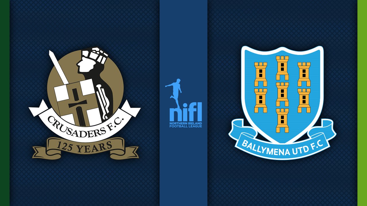 Crusaders vs Ballymena United poster Crusaders vs Ballymena United poster