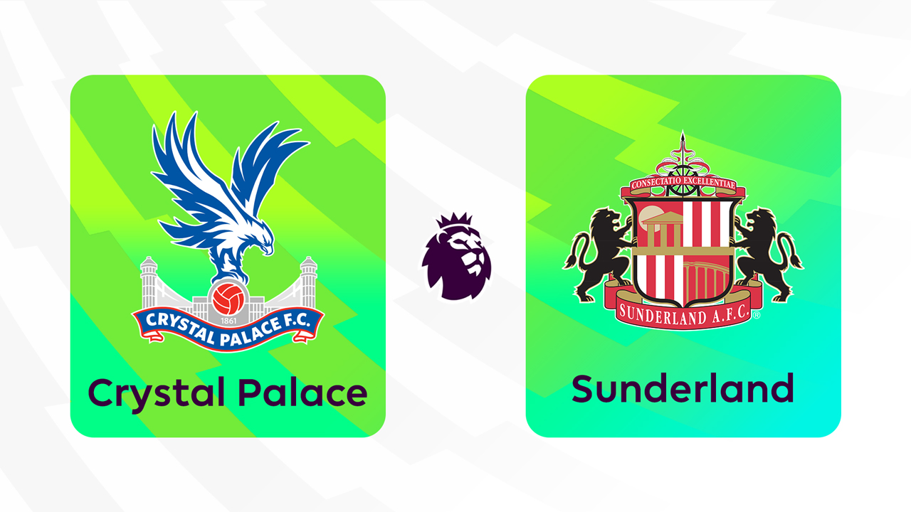 Crystal Palace vs Sunderland poster Crystal Palace vs Sunderland poster