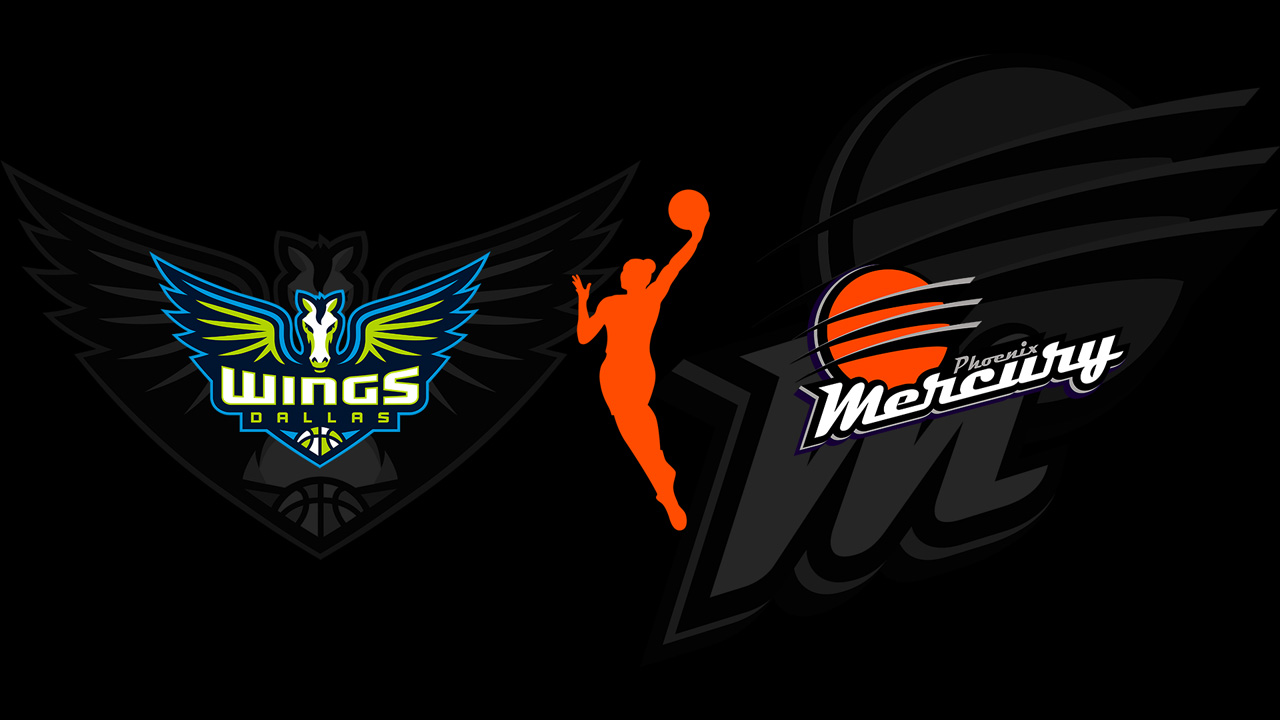 Dallas Wings vs Phoenix Mercury poster Dallas Wings vs Phoenix Mercury poster