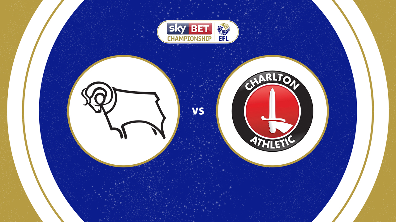 Derby County vs Charlton Athletic poster Derby County vs Charlton Athletic poster
