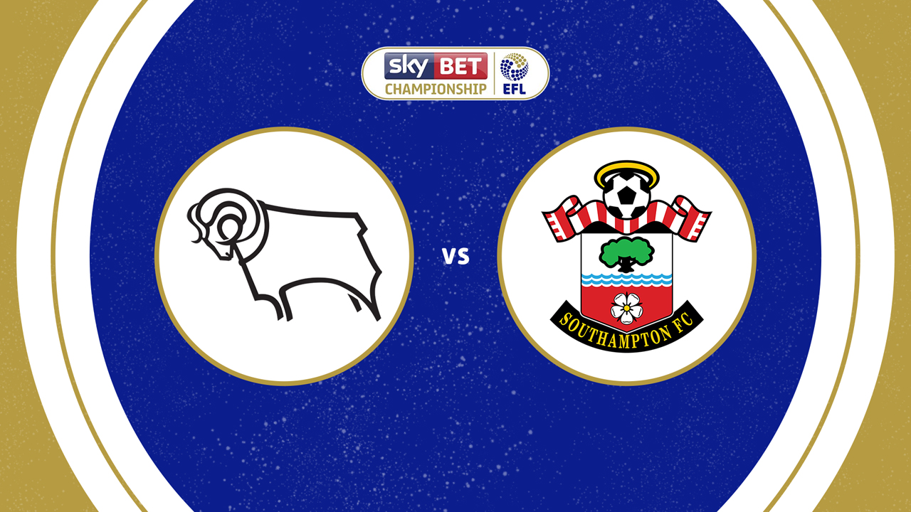 Derby County vs Southampton poster Derby County vs Southampton poster
