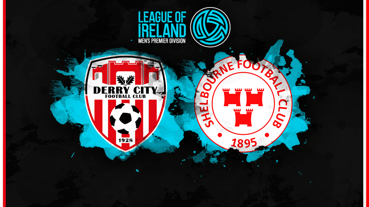 Derry City vs Shelbourne poster Derry City vs Shelbourne poster