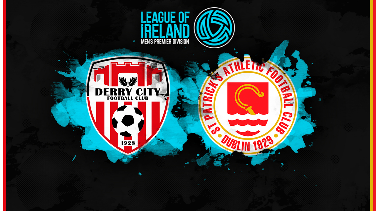 Derry City vs St Patricks poster Derry City vs St Patricks poster