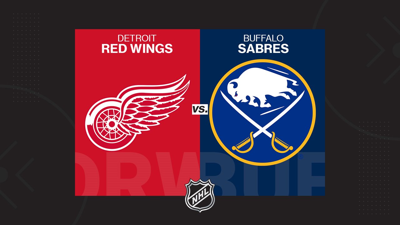 Detroit Red Wings vs Buffalo Sabres poster