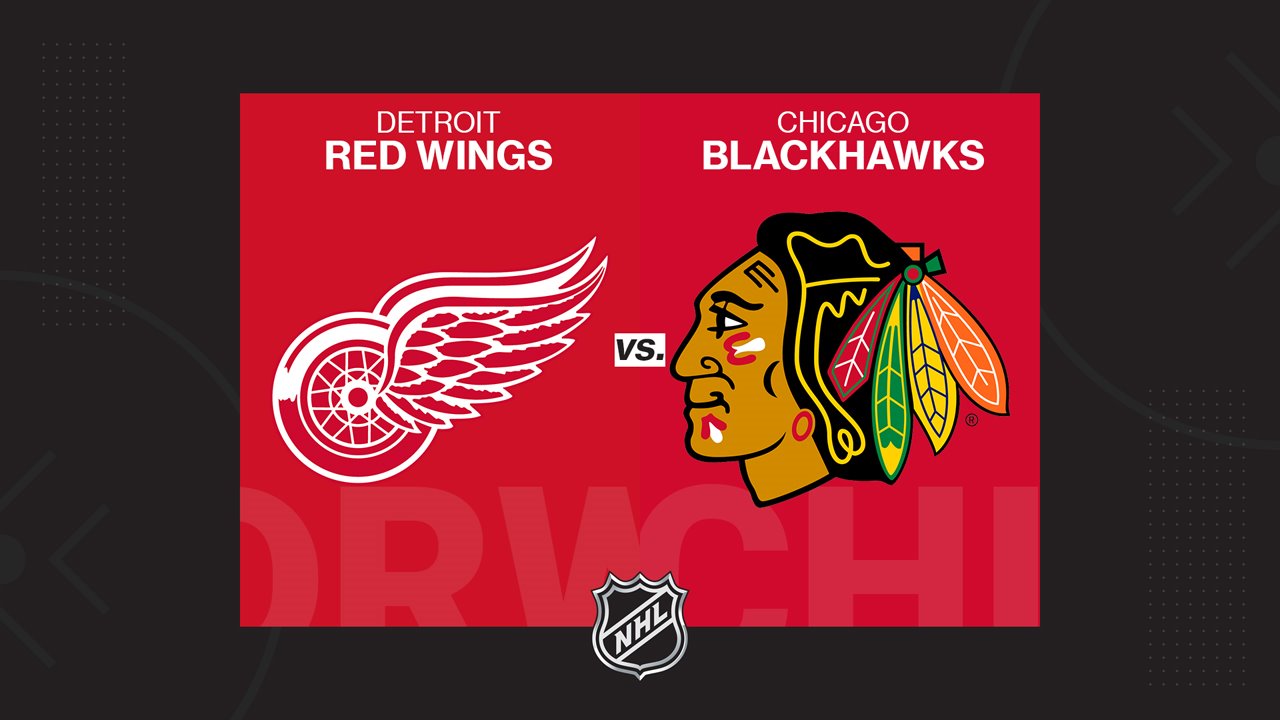Detroit Red Wings vs Chicago Blackhawks poster Detroit Red Wings vs Chicago Blackhawks poster