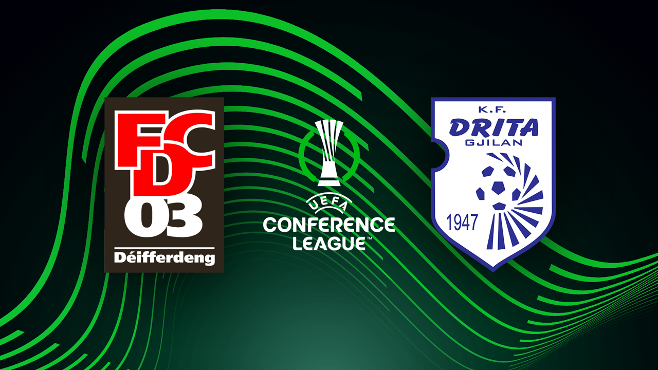 Differdange 03 vs Drita poster Differdange 03 vs Drita poster