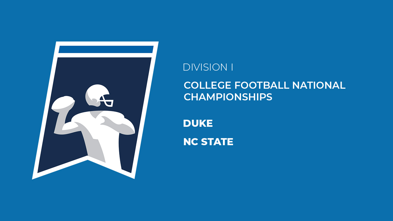 Duke vs NC State poster Duke vs NC State poster