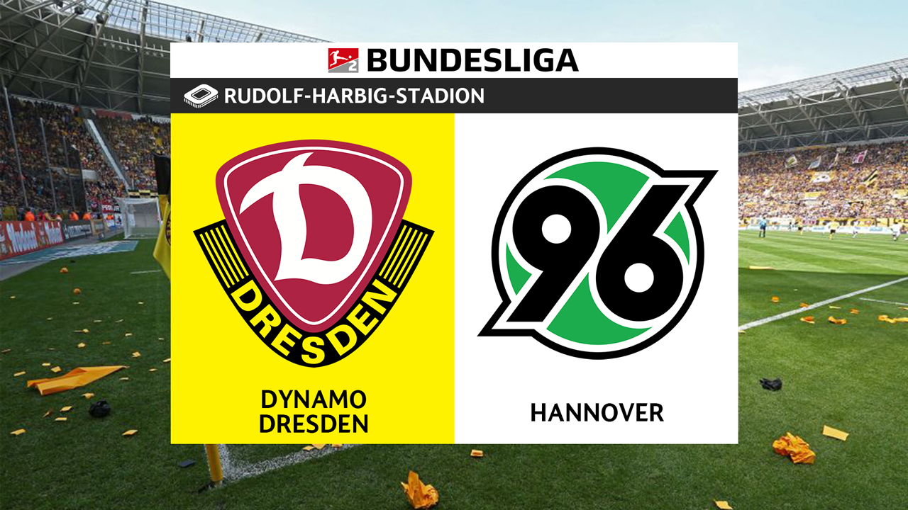 Dynamo Dresden vs Hannover poster Dynamo Dresden vs Hannover poster