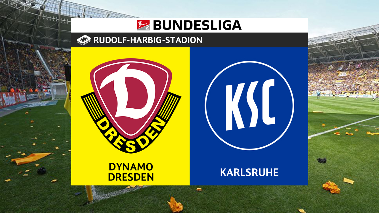 Dynamo Dresden vs Karlsruhe poster Dynamo Dresden vs Karlsruhe poster