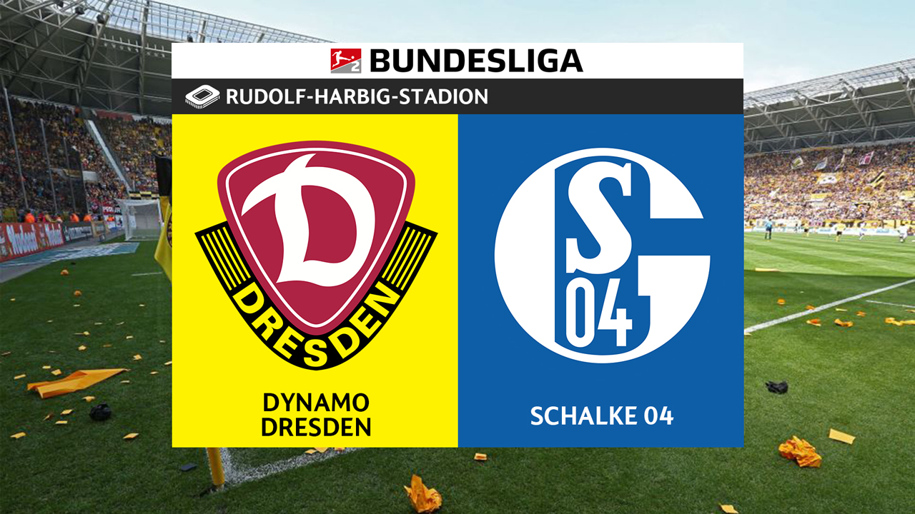 Dynamo Dresden vs Schalke 04 poster Dynamo Dresden vs Schalke 04 poster