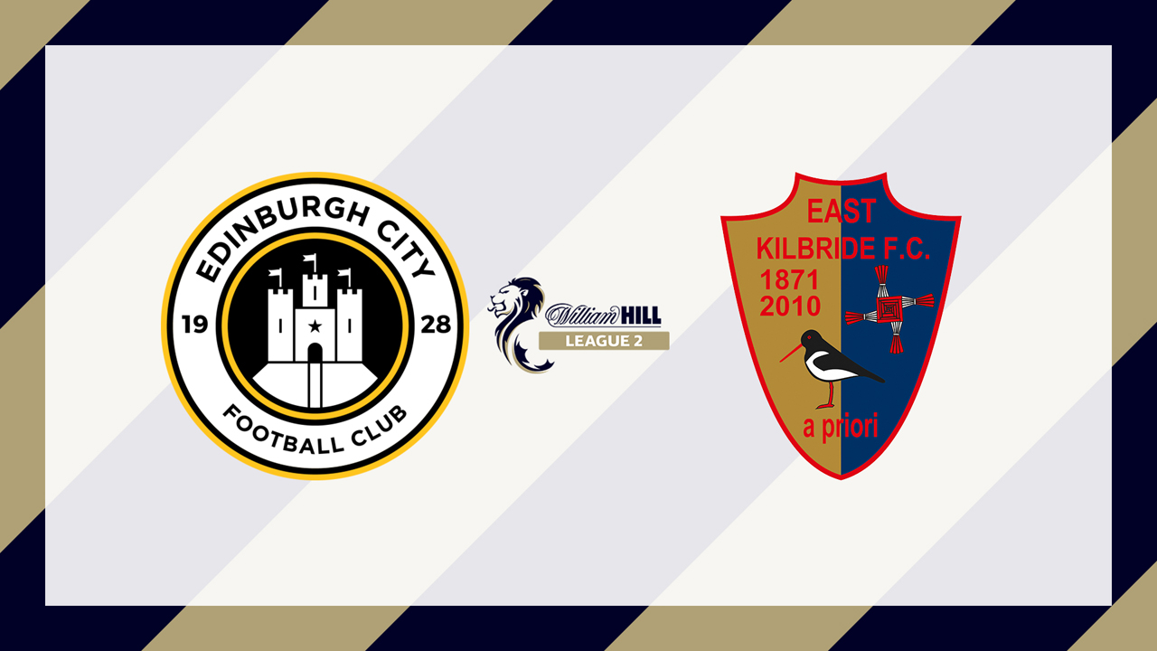 Edinburgh City vs East Kilbride poster Edinburgh City vs East Kilbride poster