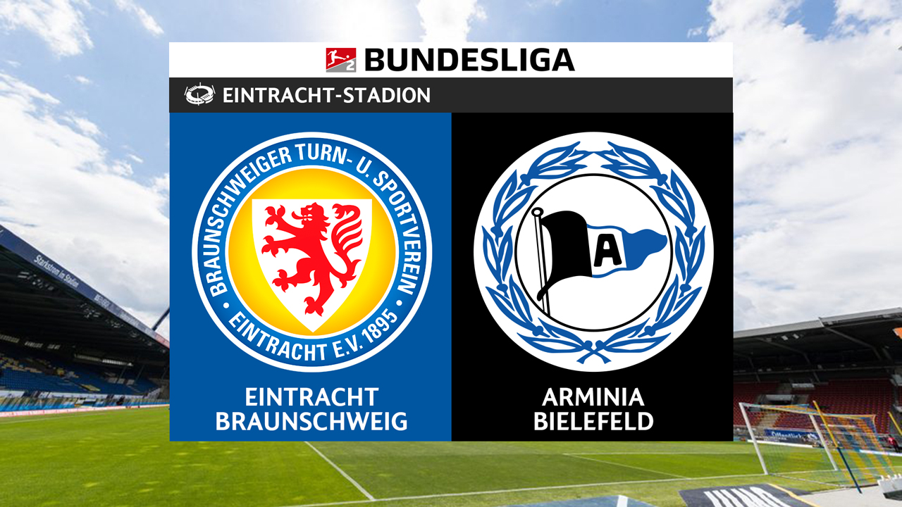 Eintracht Braunschweig vs Arminia Bielefeld poster