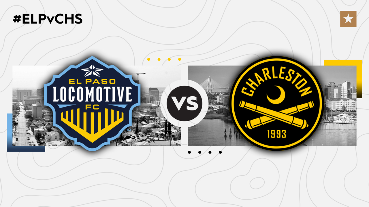 El Paso Locomotive vs Charleston Battery poster El Paso Locomotive vs Charleston Battery poster