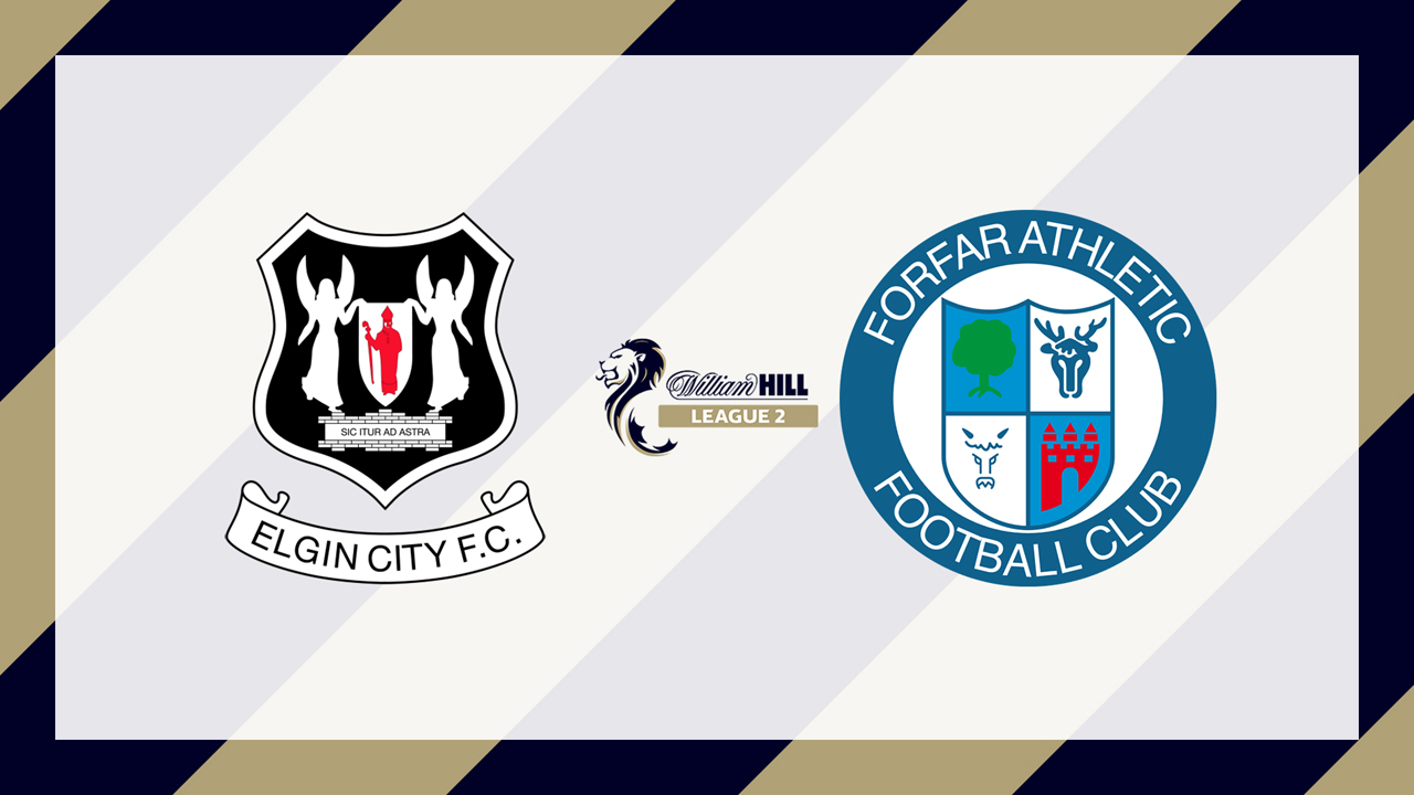 Elgin City vs Forfar Athletic poster Elgin City vs Forfar Athletic poster