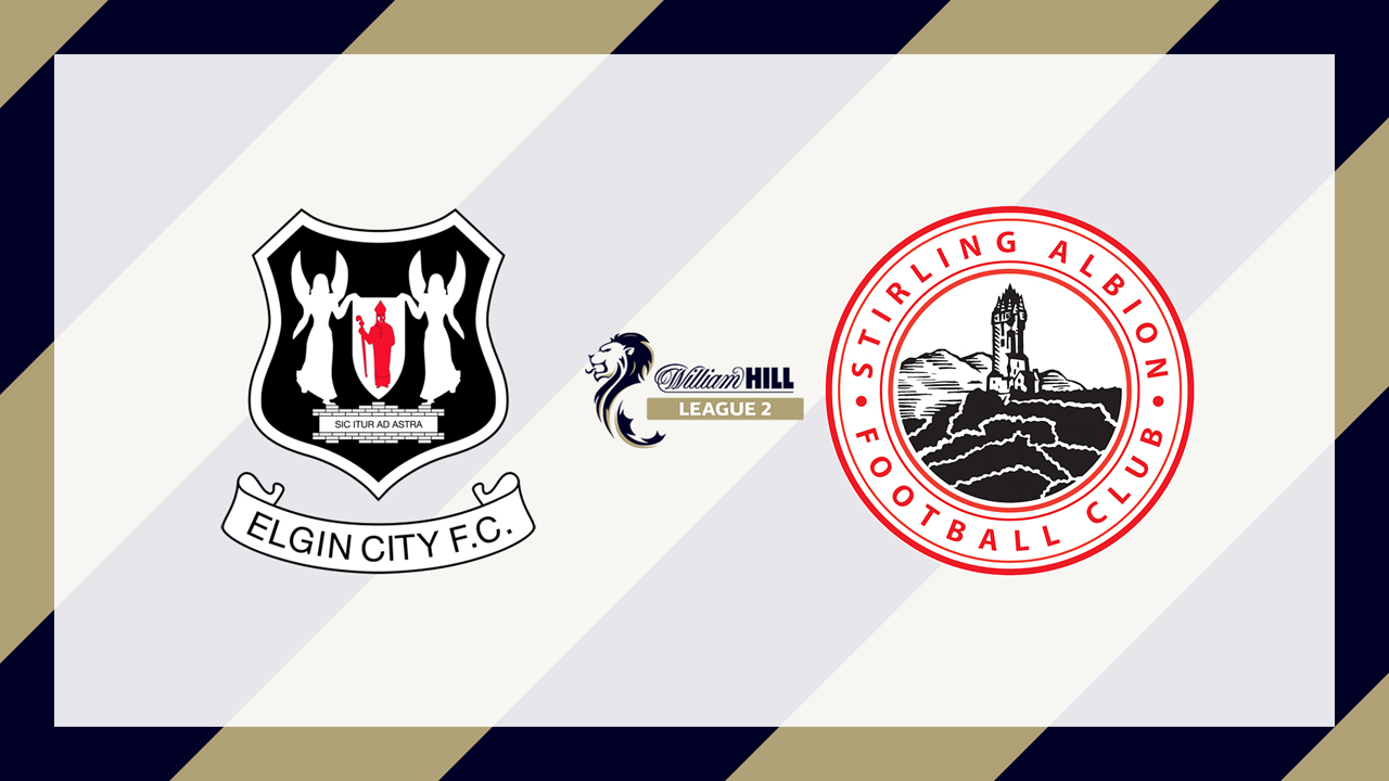 Elgin City vs Stirling Albion poster Elgin City vs Stirling Albion poster