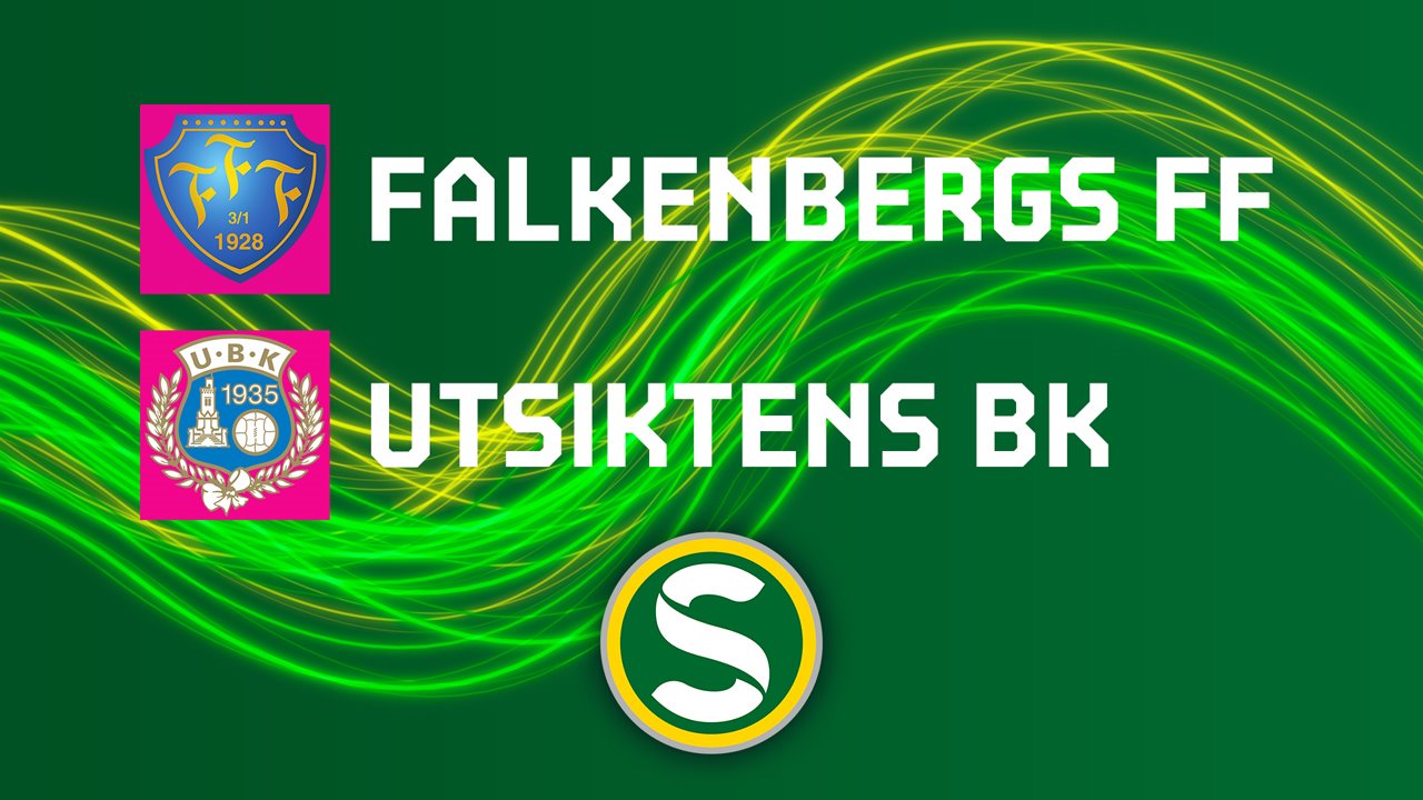 Falkenbergs FF vs Utsiktens BK poster Falkenbergs FF vs Utsiktens BK poster