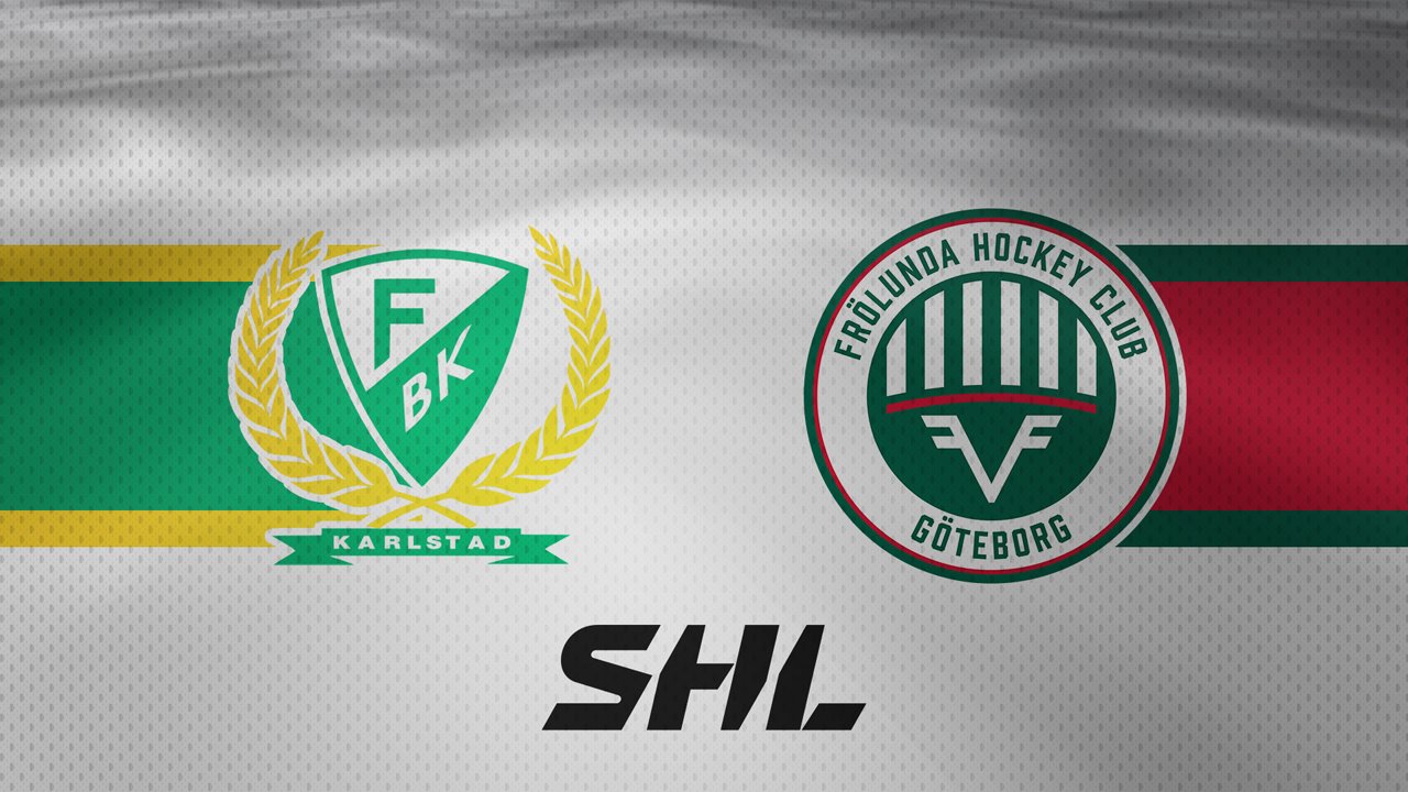 Färjestad BK vs Frölunda HC poster Färjestad BK vs Frölunda HC poster