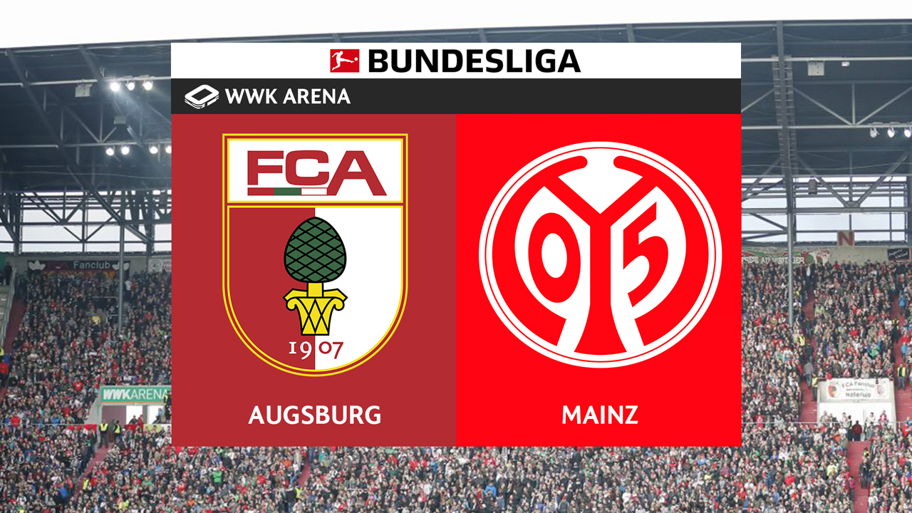 FC Augsburg vs Mainz poster