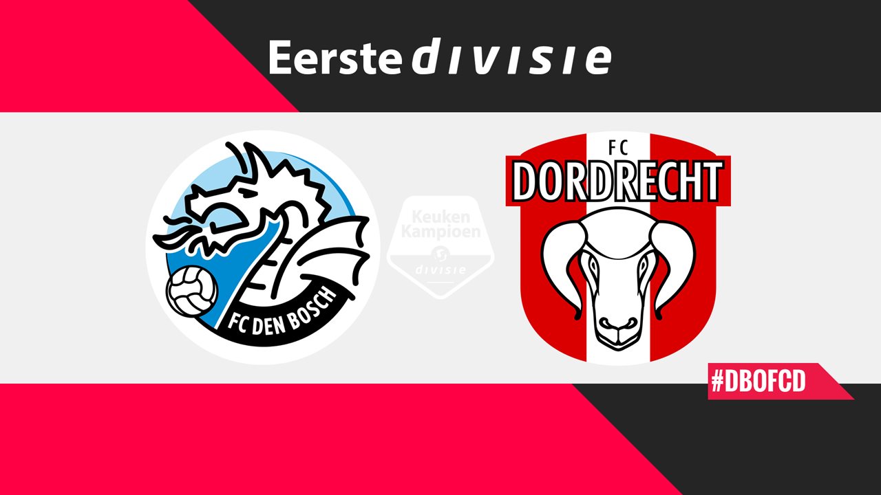 FC Den Bosch vs FC Dordrecht poster FC Den Bosch vs FC Dordrecht poster