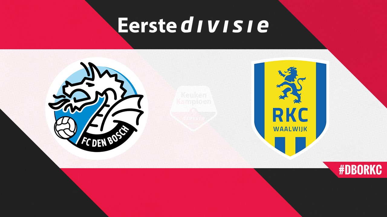 FC Den Bosch vs RKC Waalwijk poster FC Den Bosch vs RKC Waalwijk poster
