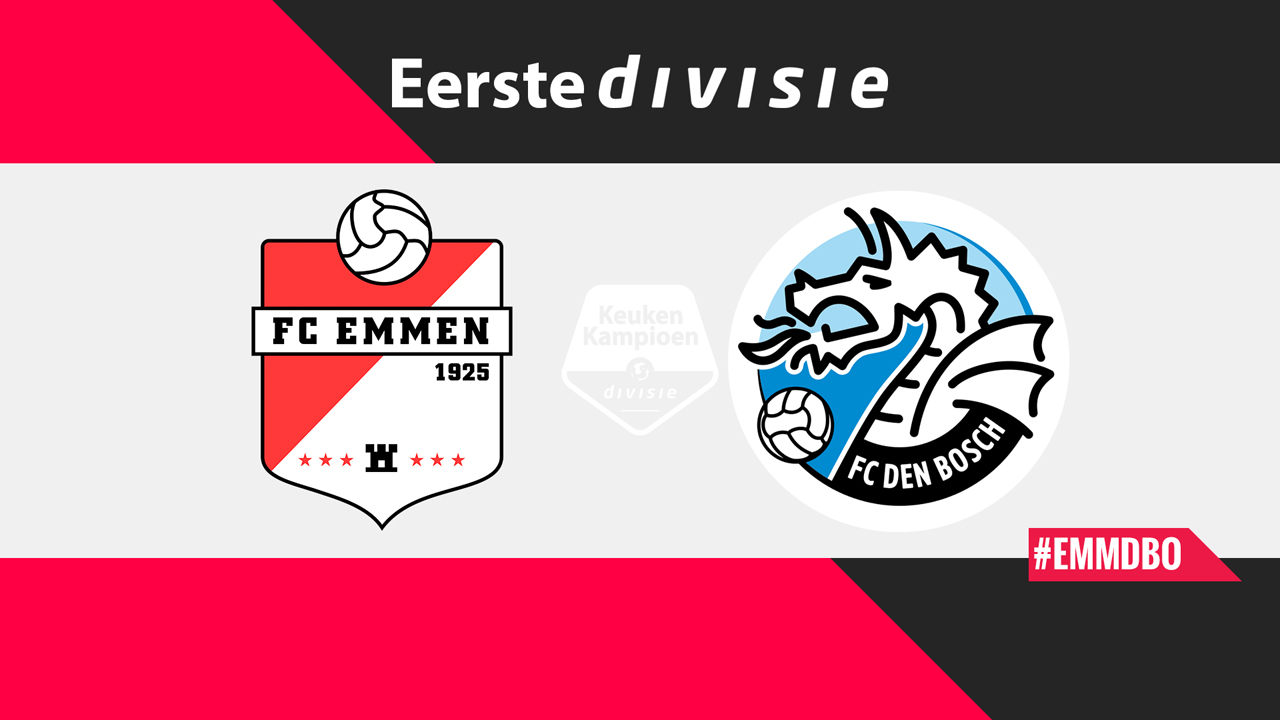 FC Emmen vs FC Den Bosch poster FC Emmen vs FC Den Bosch poster