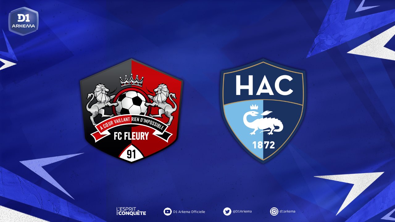 FC Fleury 91 Women vs Le Havre Women poster FC Fleury 91 Women vs Le Havre Women poster