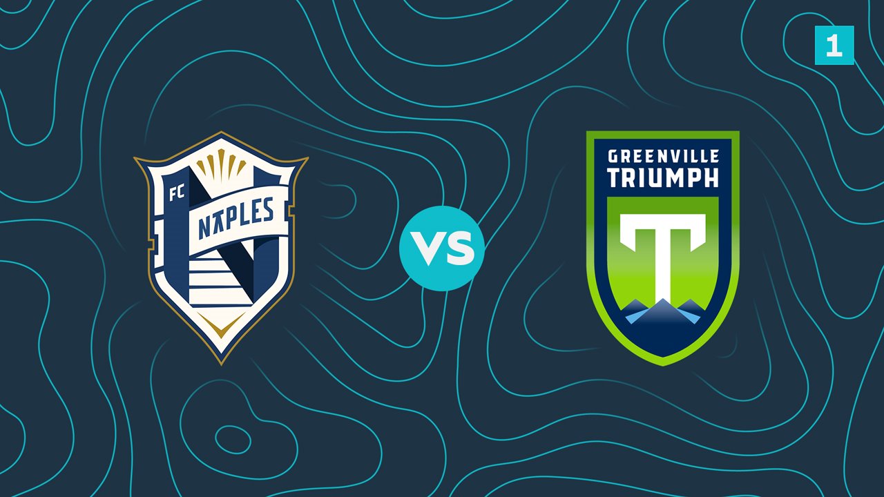 FC Naples vs Greenville Triumph poster FC Naples vs Greenville Triumph poster