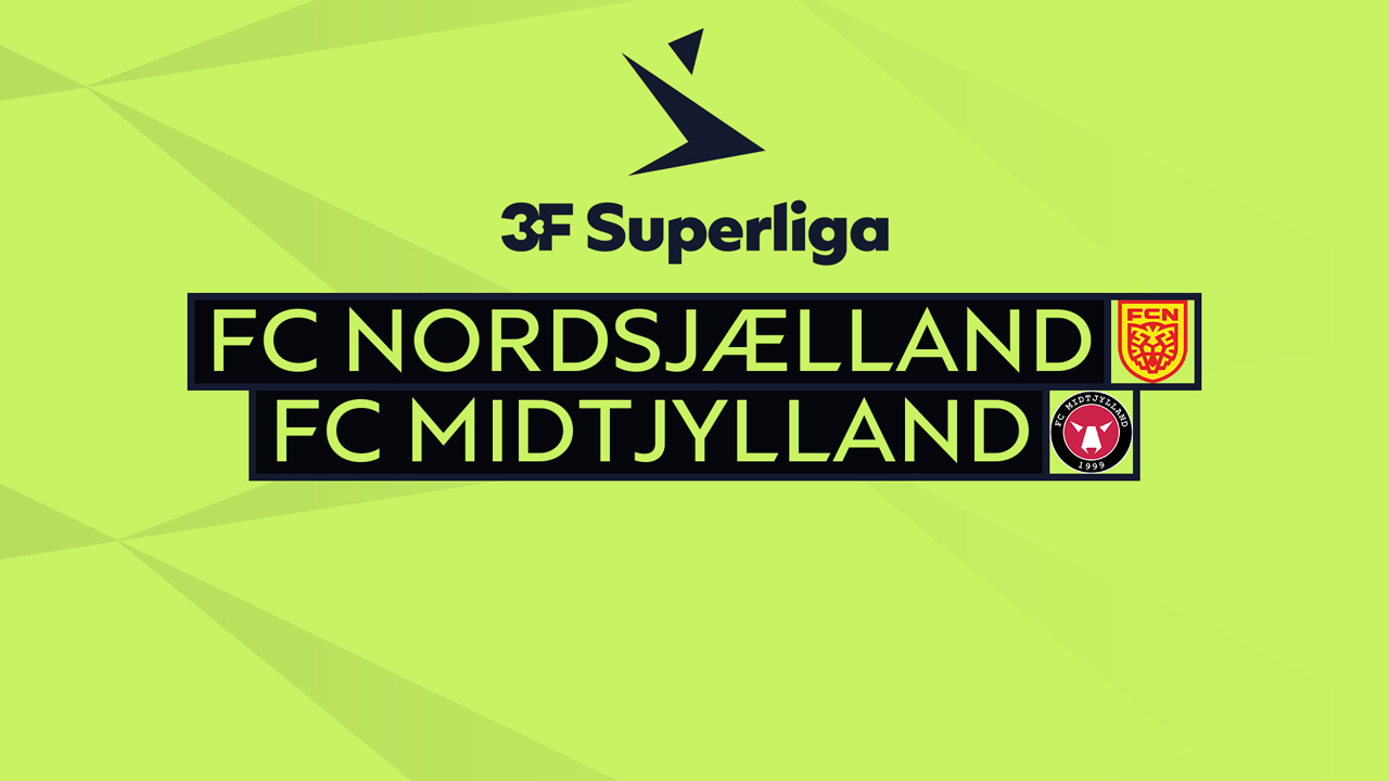 FC Nordsjælland vs FC Midtjylland poster FC Nordsjælland vs FC Midtjylland poster