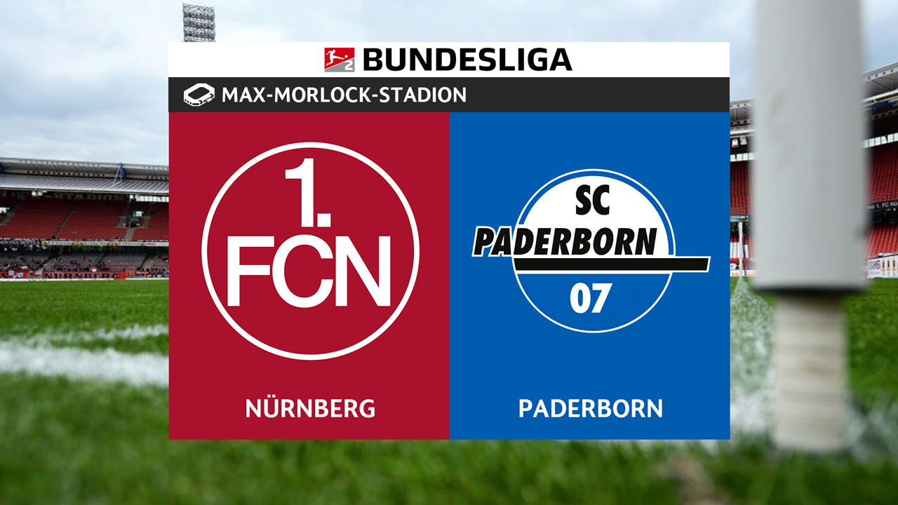 FC Nürnberg vs Paderborn poster