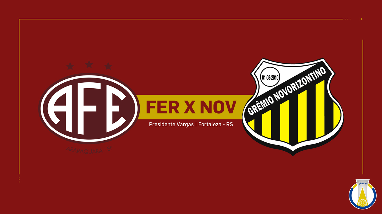 Ferroviária vs Novorizontino poster Ferroviária vs Novorizontino poster