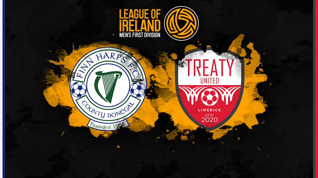 Finn Harps vs Treaty United poster Finn Harps vs Treaty United poster