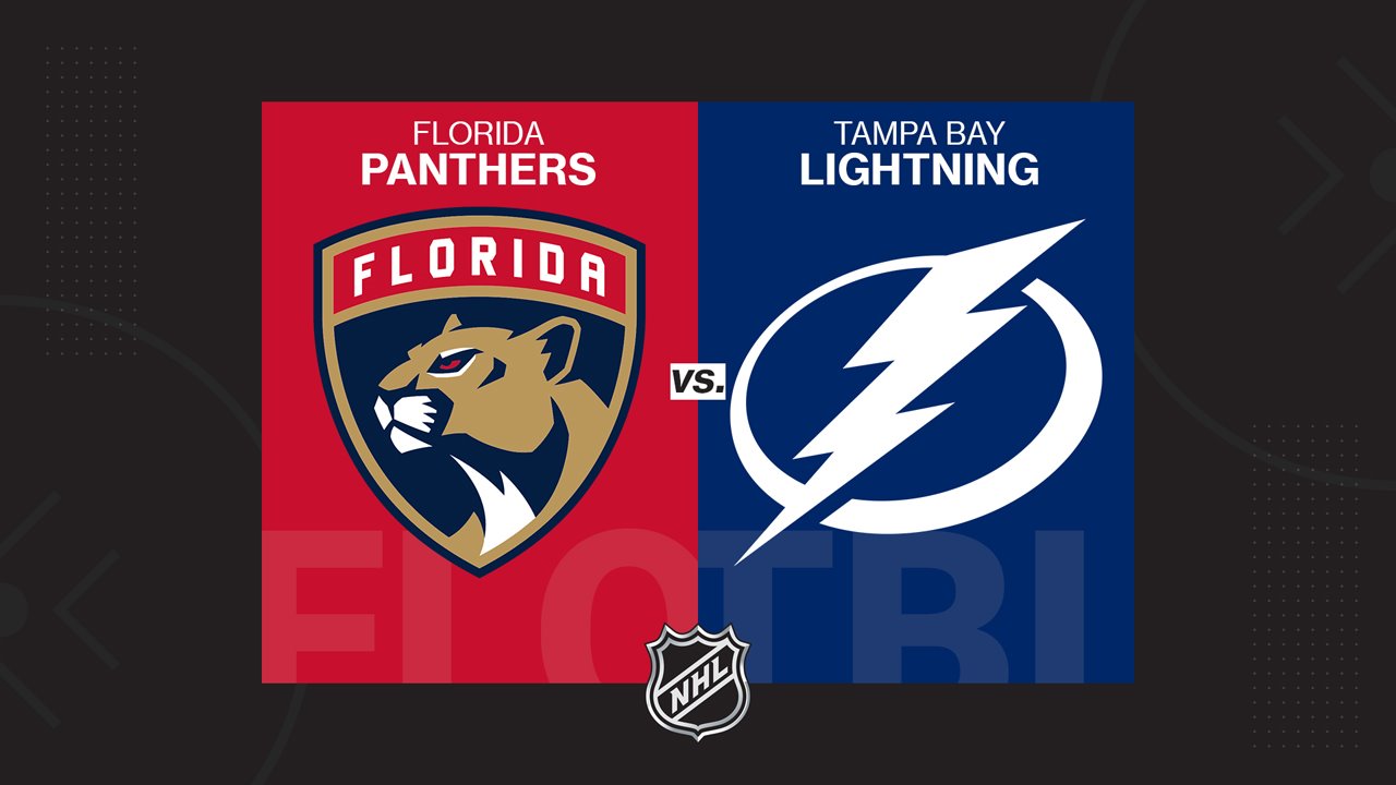 Florida Panthers vs Tampa Bay Lightning poster Florida Panthers vs Tampa Bay Lightning poster