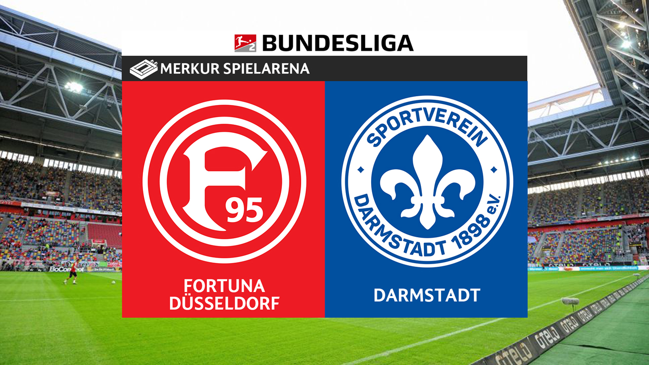 Fortuna Düsseldorf vs Darmstadt poster
