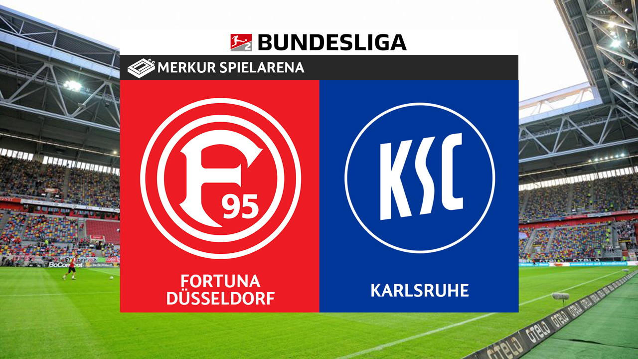 Fortuna Düsseldorf vs Karlsruhe poster