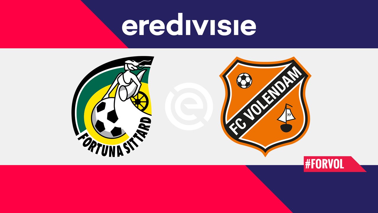 Fortuna Sittard vs FC Volendam poster Fortuna Sittard vs FC Volendam poster